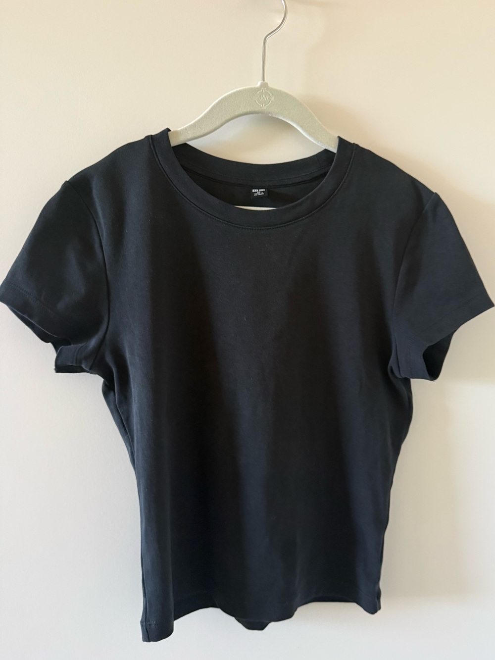 Uniqlo Black Short-Sleeve Crewneck Tee